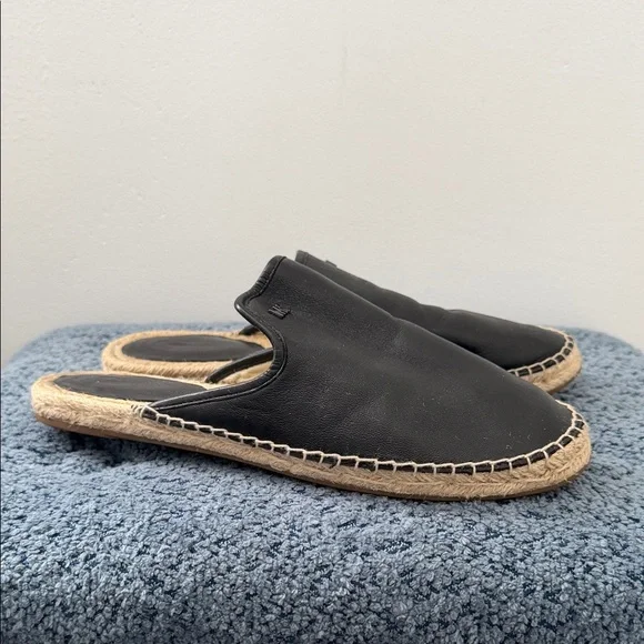 Michael Kors Black Leather Mules - Picture 2 of 9